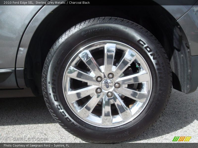 Sterling Grey Metallic / Charcoal Black 2010 Ford Edge SEL