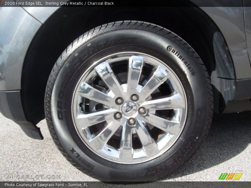 Sterling Grey Metallic / Charcoal Black 2010 Ford Edge SEL