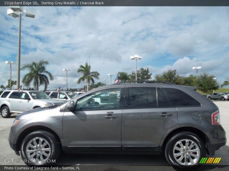 Sterling Grey Metallic / Charcoal Black 2010 Ford Edge SEL