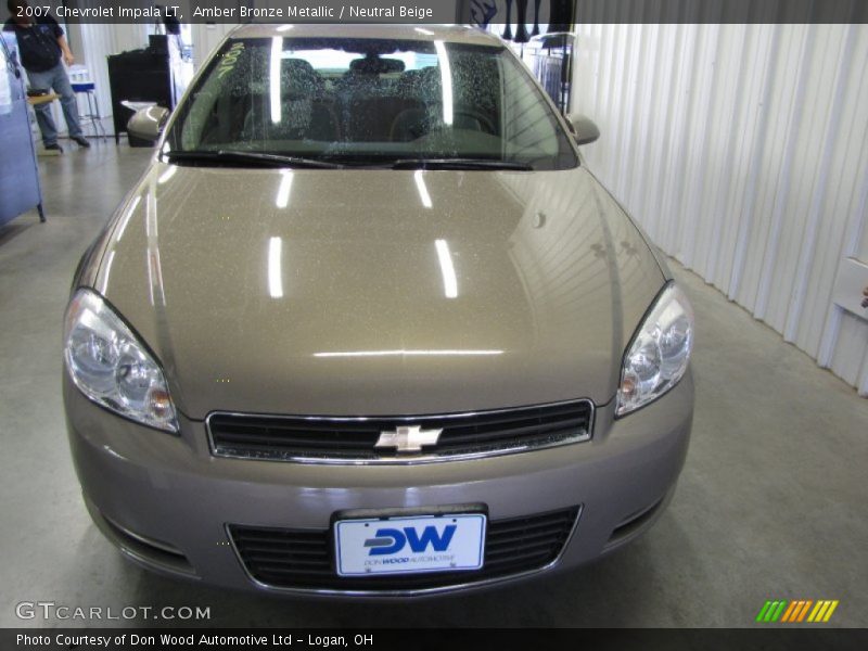 Amber Bronze Metallic / Neutral Beige 2007 Chevrolet Impala LT