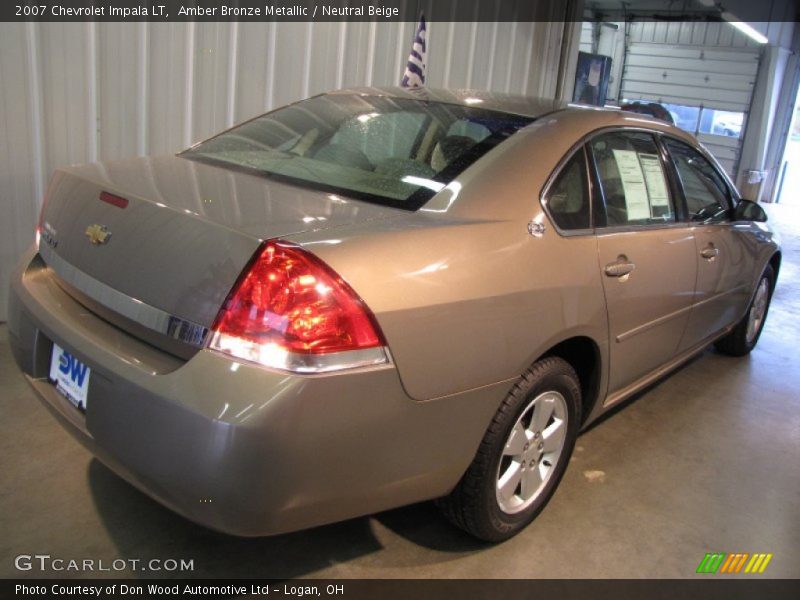Amber Bronze Metallic / Neutral Beige 2007 Chevrolet Impala LT