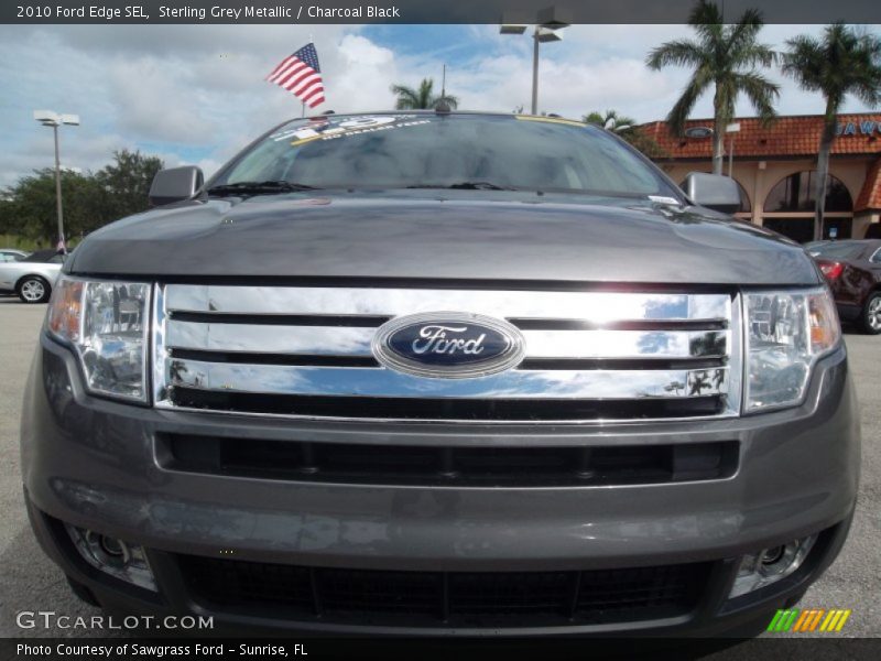 Sterling Grey Metallic / Charcoal Black 2010 Ford Edge SEL