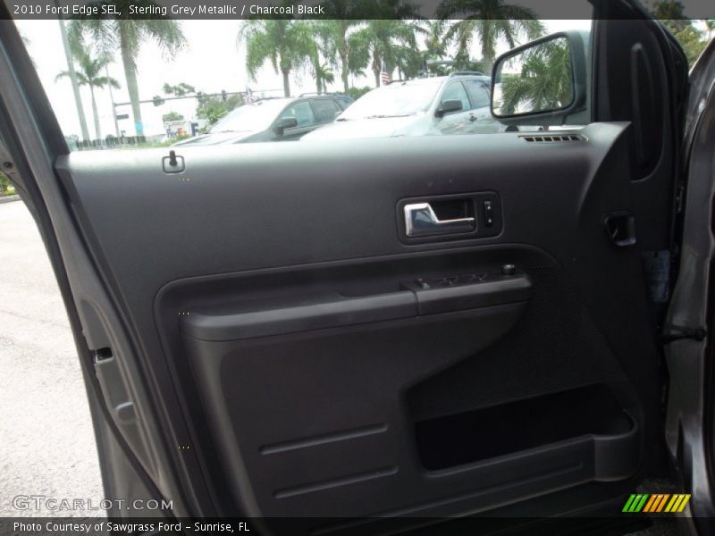 Sterling Grey Metallic / Charcoal Black 2010 Ford Edge SEL