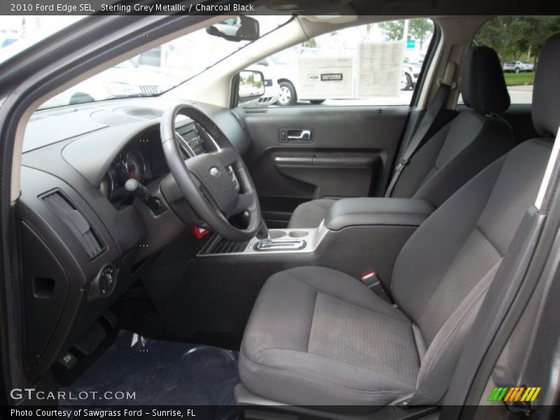 Sterling Grey Metallic / Charcoal Black 2010 Ford Edge SEL