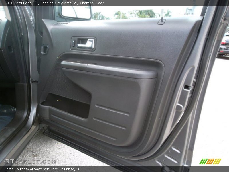 Sterling Grey Metallic / Charcoal Black 2010 Ford Edge SEL