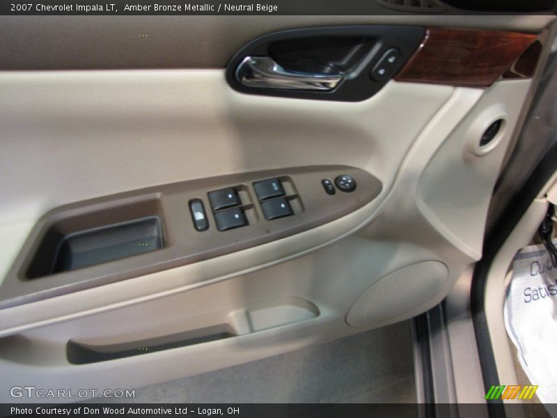 Amber Bronze Metallic / Neutral Beige 2007 Chevrolet Impala LT