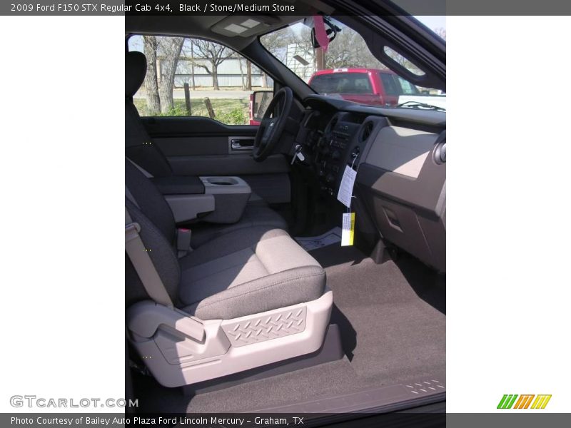 Black / Stone/Medium Stone 2009 Ford F150 STX Regular Cab 4x4