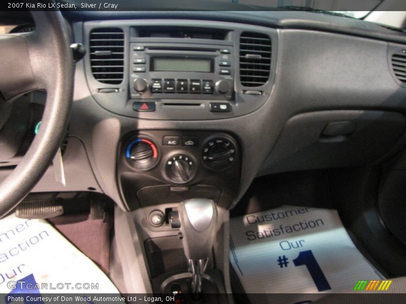Silver / Gray 2007 Kia Rio LX Sedan