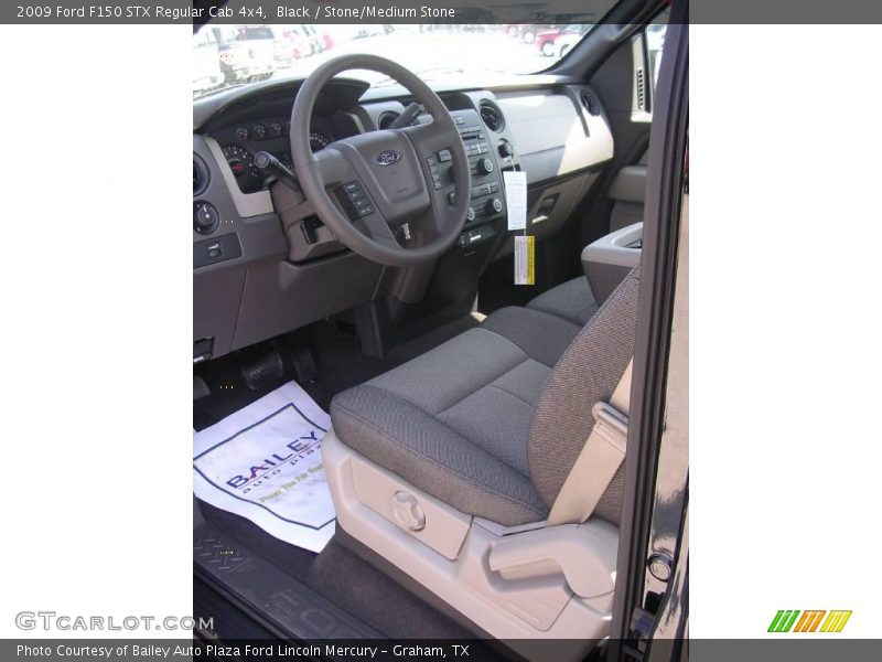 Black / Stone/Medium Stone 2009 Ford F150 STX Regular Cab 4x4