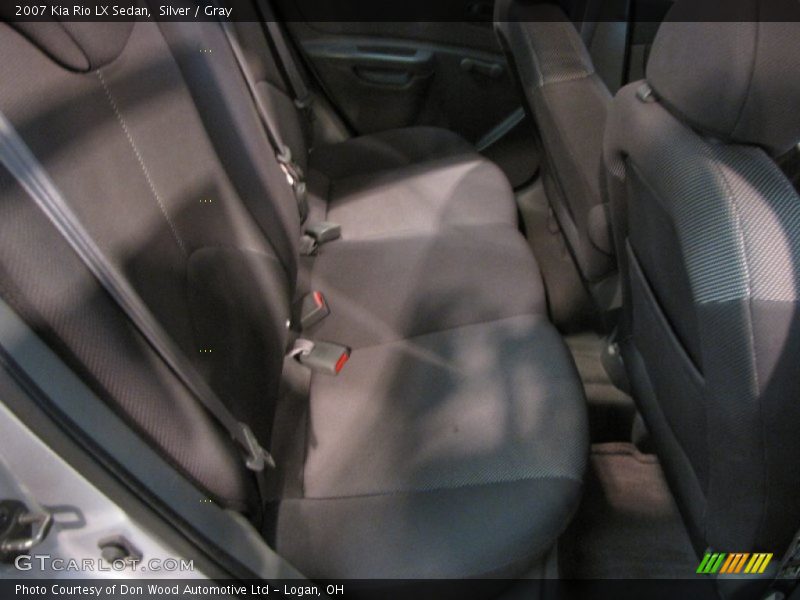 Silver / Gray 2007 Kia Rio LX Sedan