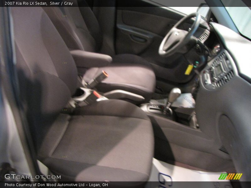 Silver / Gray 2007 Kia Rio LX Sedan