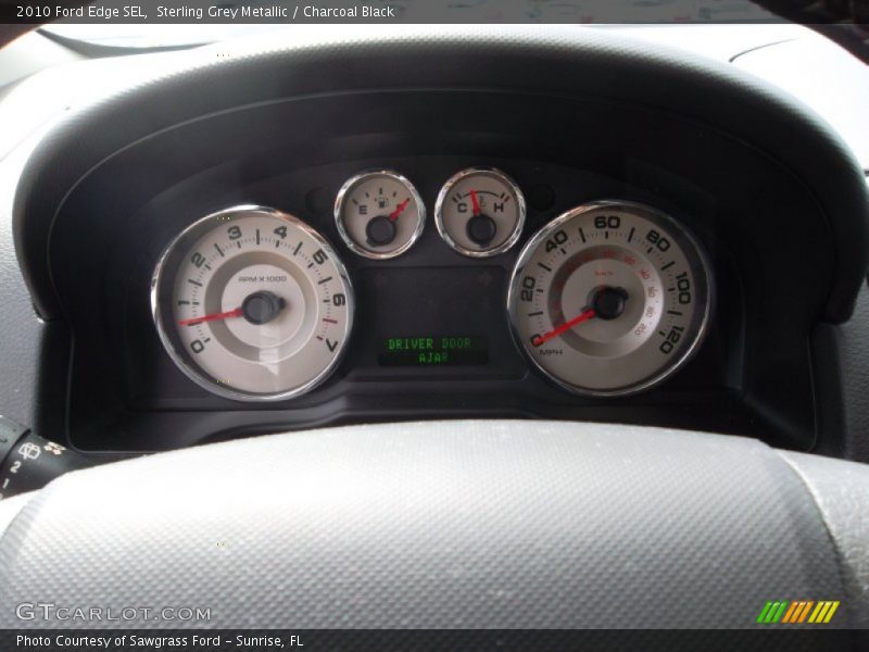 Sterling Grey Metallic / Charcoal Black 2010 Ford Edge SEL