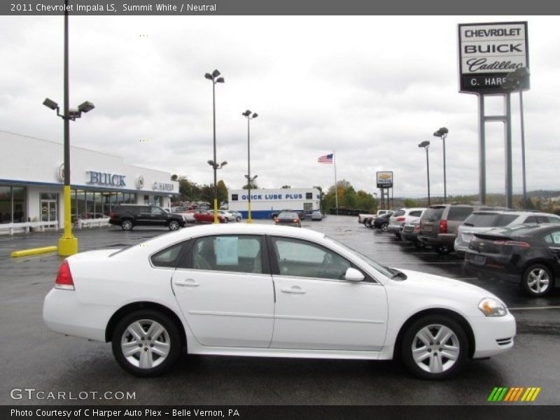 Summit White / Neutral 2011 Chevrolet Impala LS