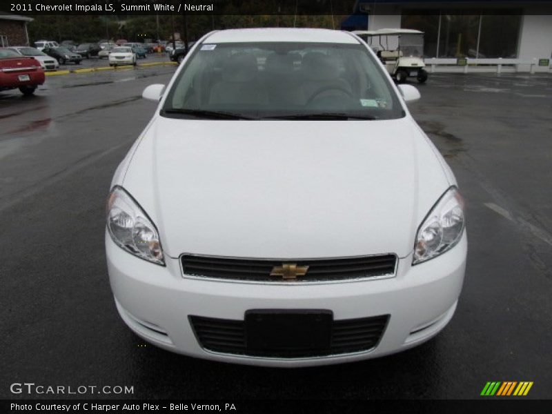 Summit White / Neutral 2011 Chevrolet Impala LS