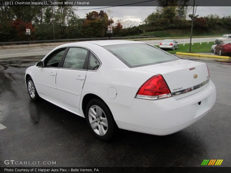 Summit White / Neutral 2011 Chevrolet Impala LS