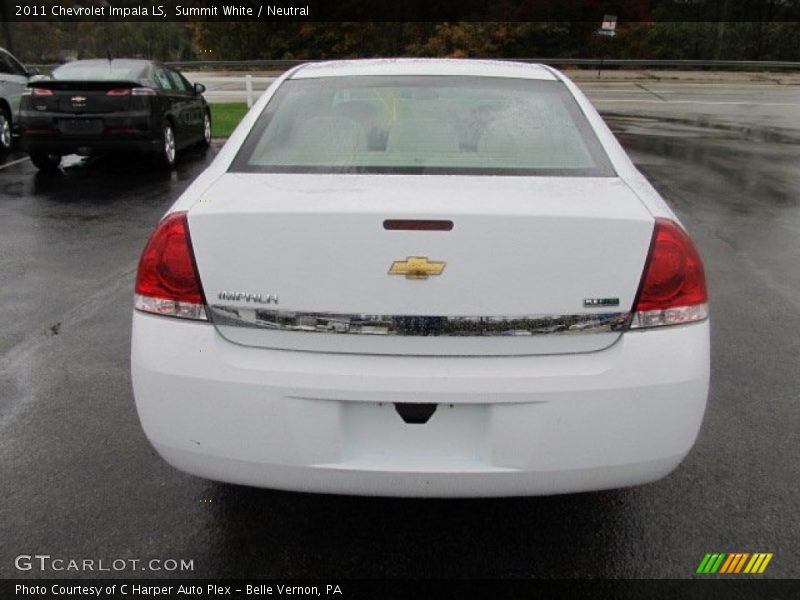 Summit White / Neutral 2011 Chevrolet Impala LS
