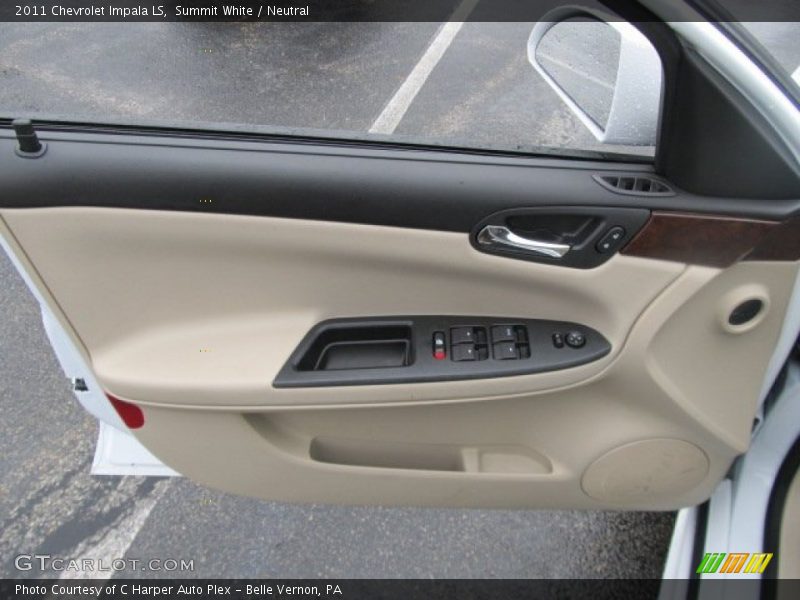 Summit White / Neutral 2011 Chevrolet Impala LS