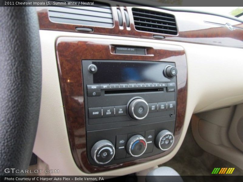 Summit White / Neutral 2011 Chevrolet Impala LS