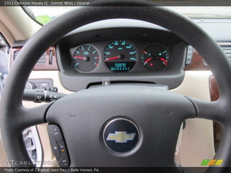Summit White / Neutral 2011 Chevrolet Impala LS
