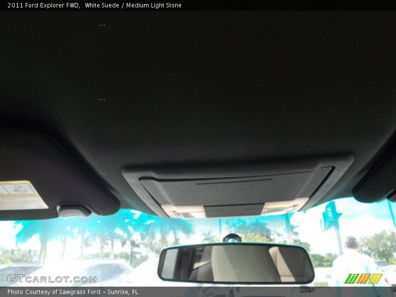 White Suede / Medium Light Stone 2011 Ford Explorer FWD