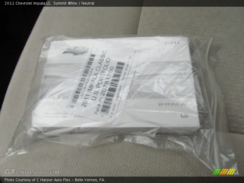 Summit White / Neutral 2011 Chevrolet Impala LS