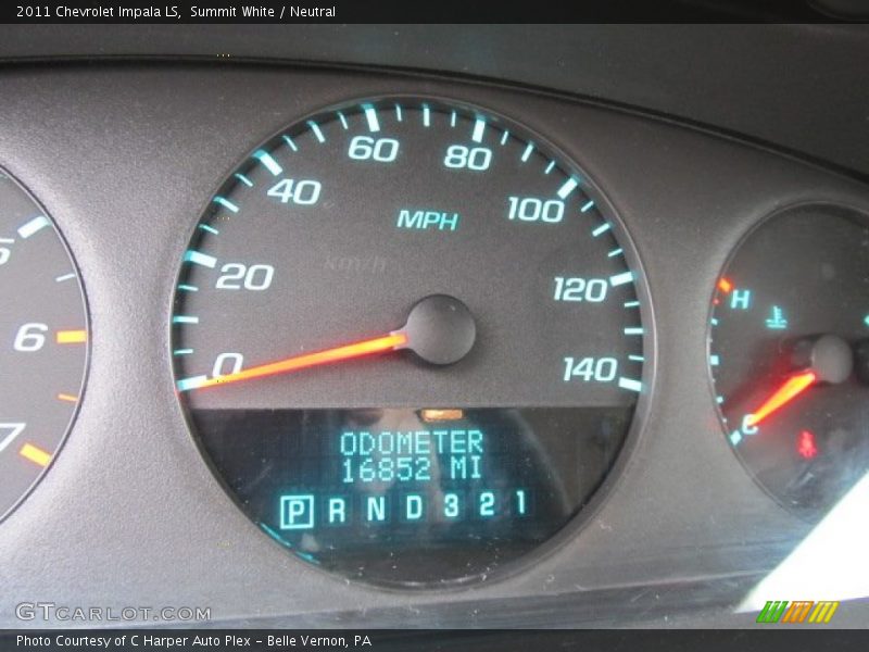 Summit White / Neutral 2011 Chevrolet Impala LS