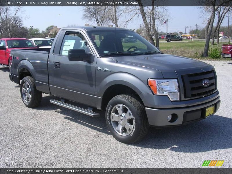 Sterling Grey Metallic / Stone/Medium Stone 2009 Ford F150 STX Regular Cab
