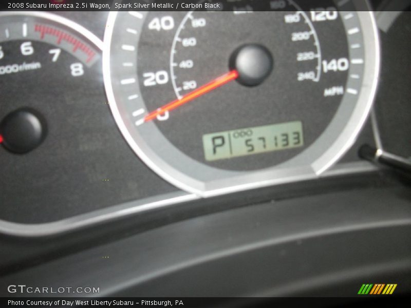 Spark Silver Metallic / Carbon Black 2008 Subaru Impreza 2.5i Wagon