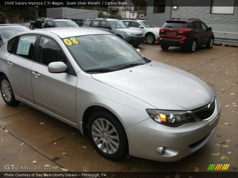 Spark Silver Metallic / Carbon Black 2008 Subaru Impreza 2.5i Wagon