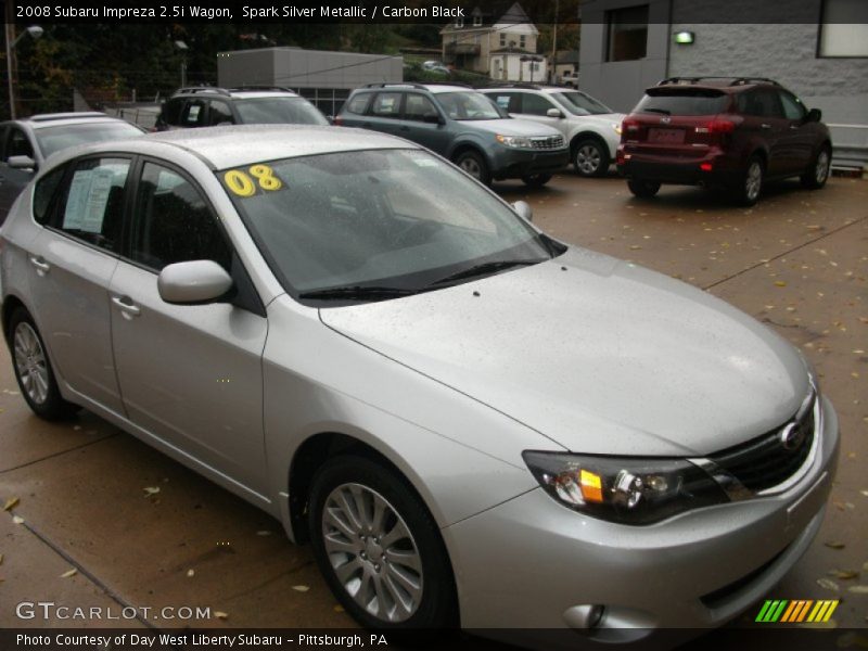 Spark Silver Metallic / Carbon Black 2008 Subaru Impreza 2.5i Wagon
