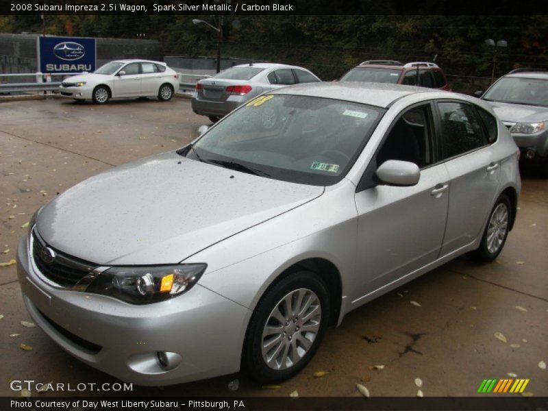 Spark Silver Metallic / Carbon Black 2008 Subaru Impreza 2.5i Wagon