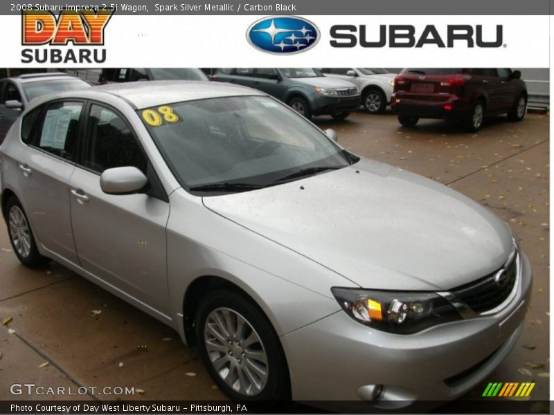 Spark Silver Metallic / Carbon Black 2008 Subaru Impreza 2.5i Wagon