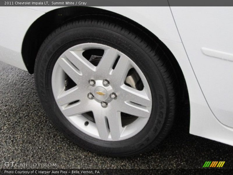 Summit White / Gray 2011 Chevrolet Impala LT