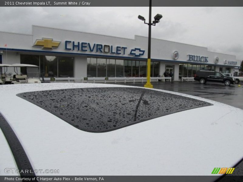 Summit White / Gray 2011 Chevrolet Impala LT