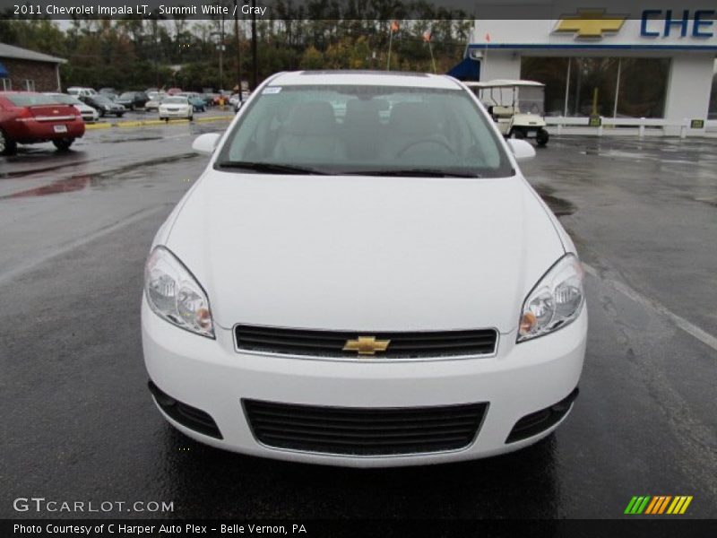 Summit White / Gray 2011 Chevrolet Impala LT
