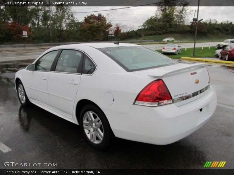 Summit White / Gray 2011 Chevrolet Impala LT