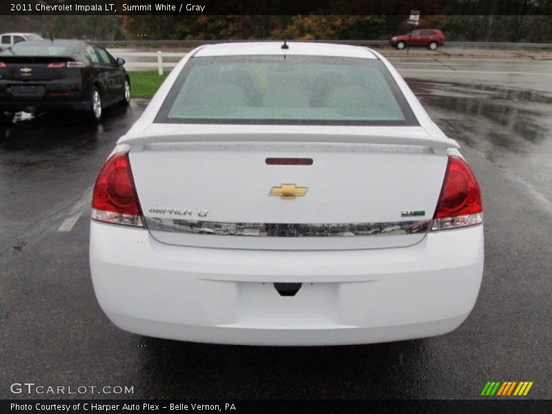 Summit White / Gray 2011 Chevrolet Impala LT