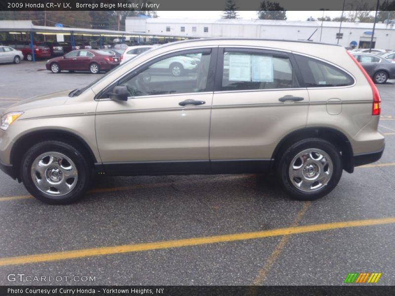 Borrego Beige Metallic / Ivory 2009 Honda CR-V LX