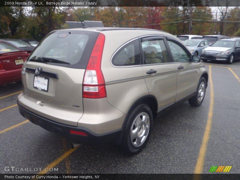 Borrego Beige Metallic / Ivory 2009 Honda CR-V LX