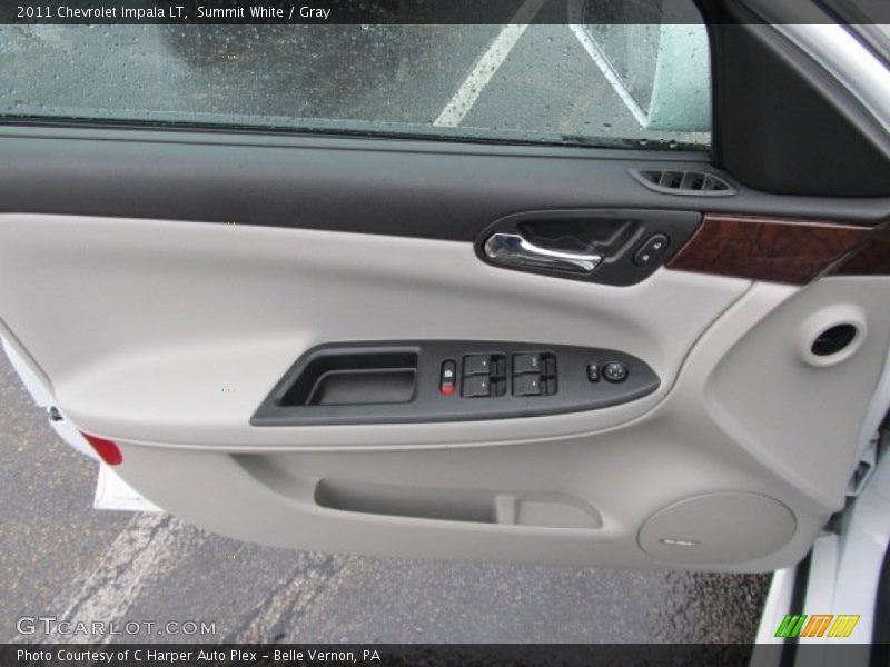 Summit White / Gray 2011 Chevrolet Impala LT