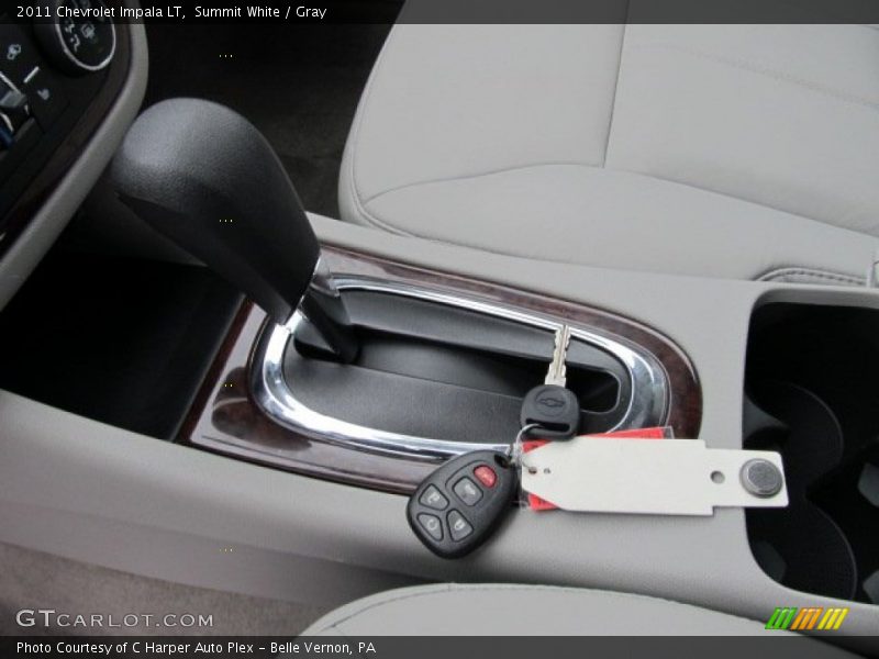Summit White / Gray 2011 Chevrolet Impala LT