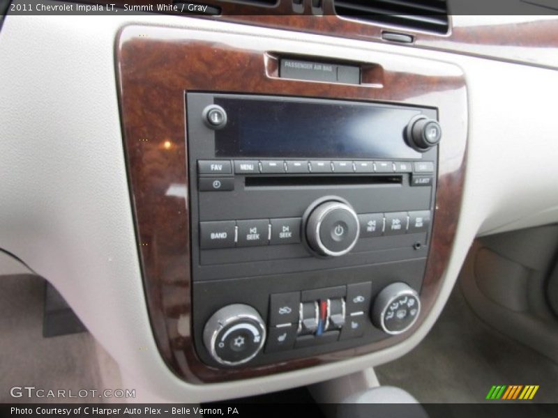 Summit White / Gray 2011 Chevrolet Impala LT