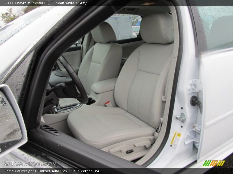 Summit White / Gray 2011 Chevrolet Impala LT