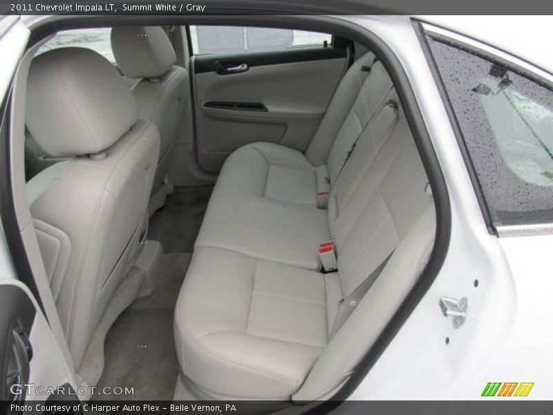Summit White / Gray 2011 Chevrolet Impala LT