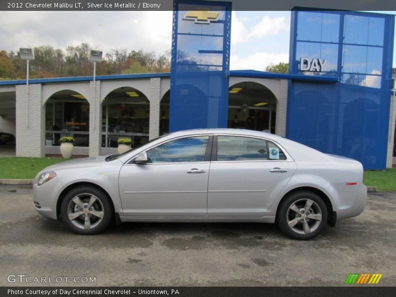 Silver Ice Metallic / Ebony 2012 Chevrolet Malibu LT