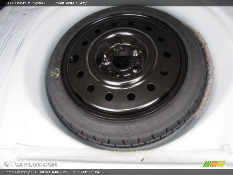 Summit White / Gray 2011 Chevrolet Impala LT