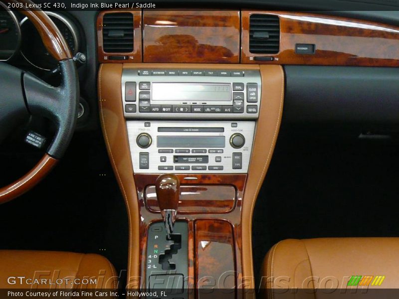 Indigo Ink Blue Pearl / Saddle 2003 Lexus SC 430