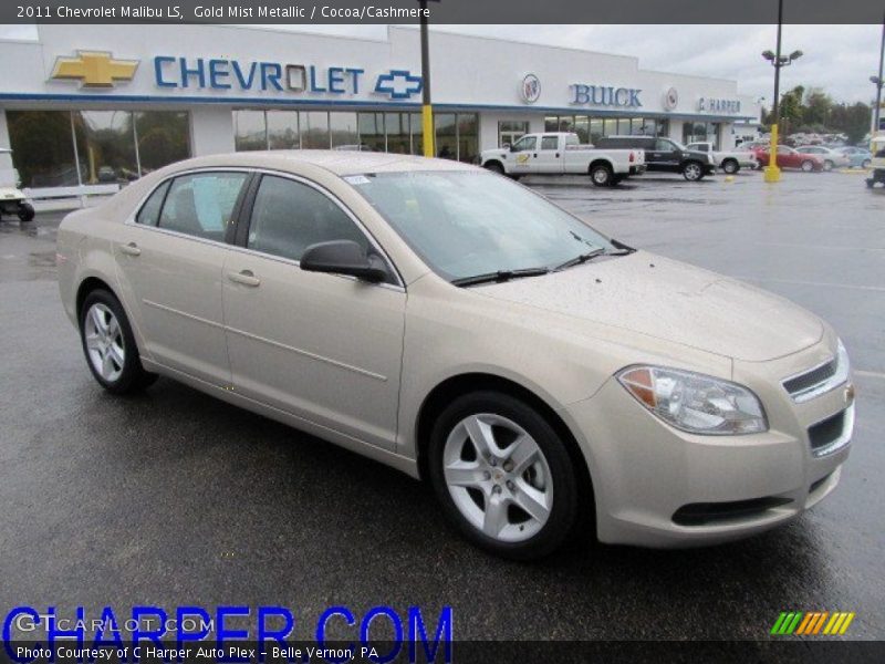 Gold Mist Metallic / Cocoa/Cashmere 2011 Chevrolet Malibu LS