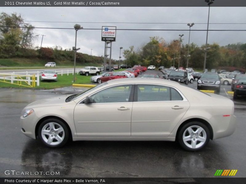 Gold Mist Metallic / Cocoa/Cashmere 2011 Chevrolet Malibu LS