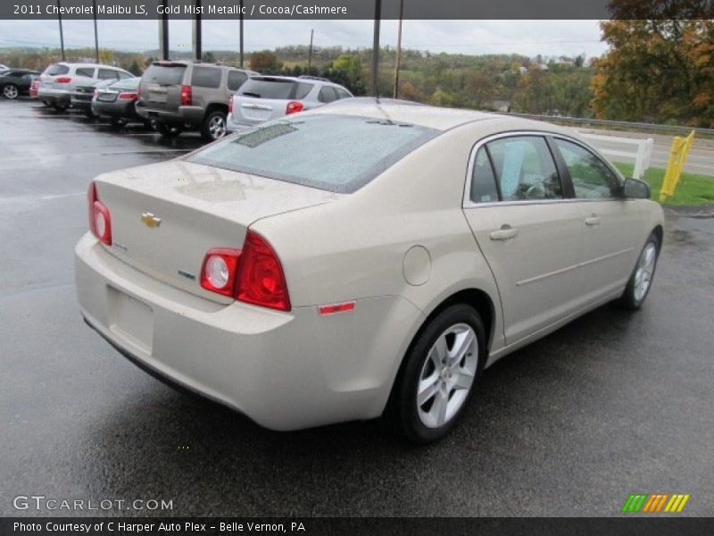 Gold Mist Metallic / Cocoa/Cashmere 2011 Chevrolet Malibu LS